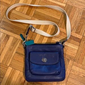 Blue Coach Crossbody Bag